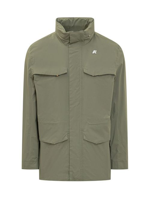 Green Solid Hood Jackets