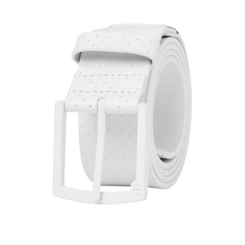 Men's Pilatus 2.0 Leather Hybrid Stretch Belt 32 White