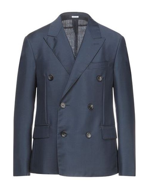 Man Blazer Midnight blue Size 42 Mohair wool, Wool