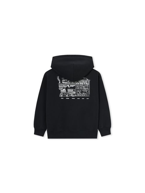 Graffiti Hoodie Zip Up