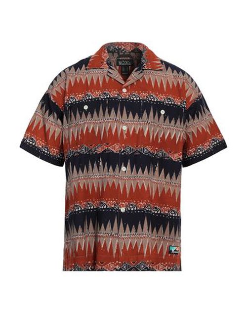 Man Shirt Rust Size L Cotton