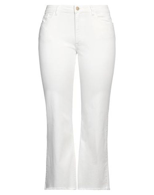 Mason's Woman Jeans White Size 31 Cotton, Elastane