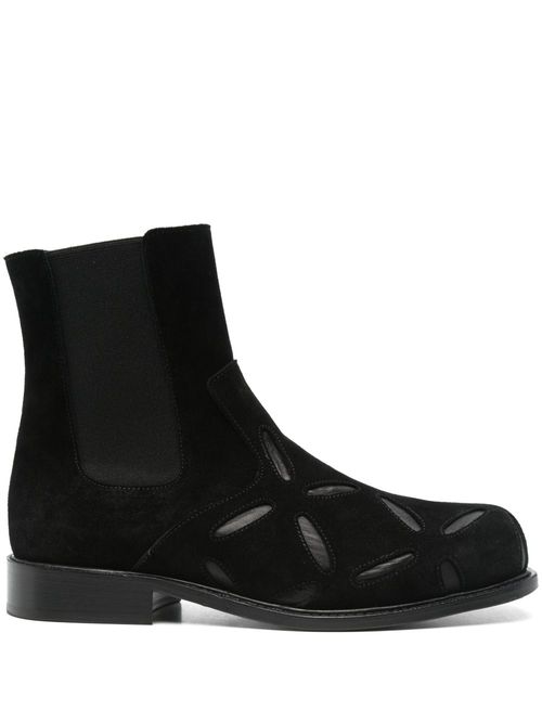 Slashed boots - Black