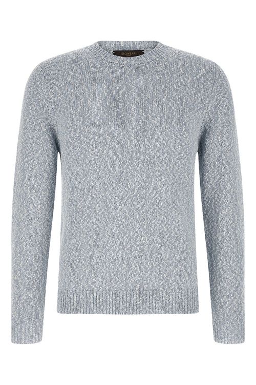 Two-Tone Yarn Sweater