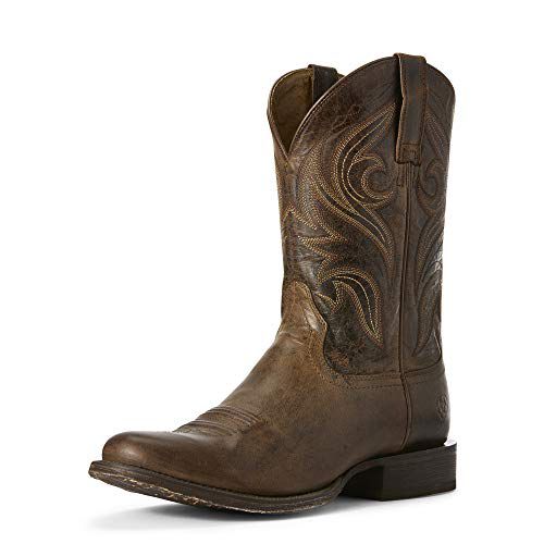 BMVY9 Mens Heritage Crepe Western Boot Earth/Brown Bomber