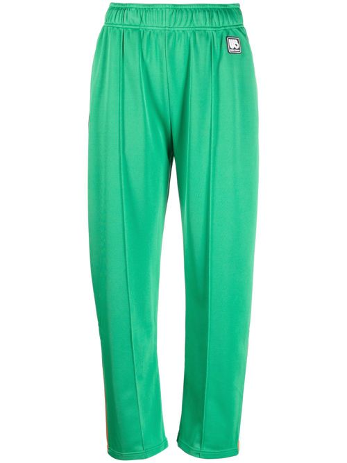 Logo-patch track pants - Green