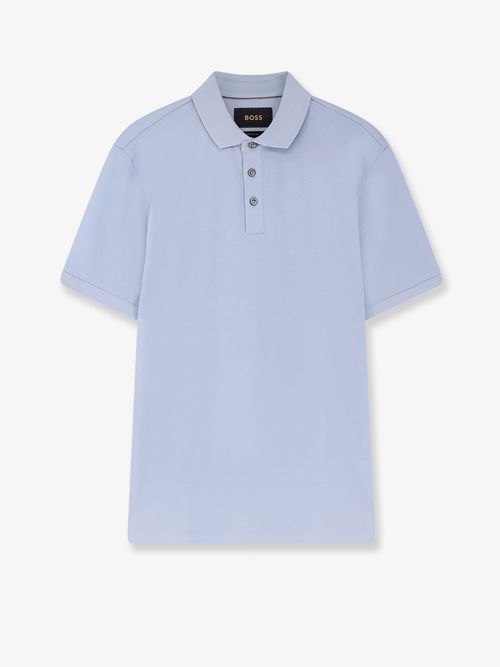 Cotton Polo Shirt — Blue
