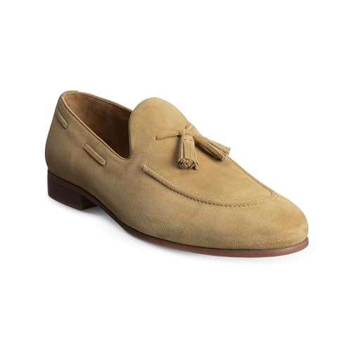 Allen Edmonds Mens Presley Slip On Tassel Loafer Black Leather