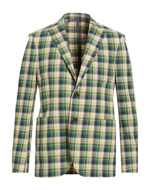 By Slowear Man Blazer Green Size 36 Cotton