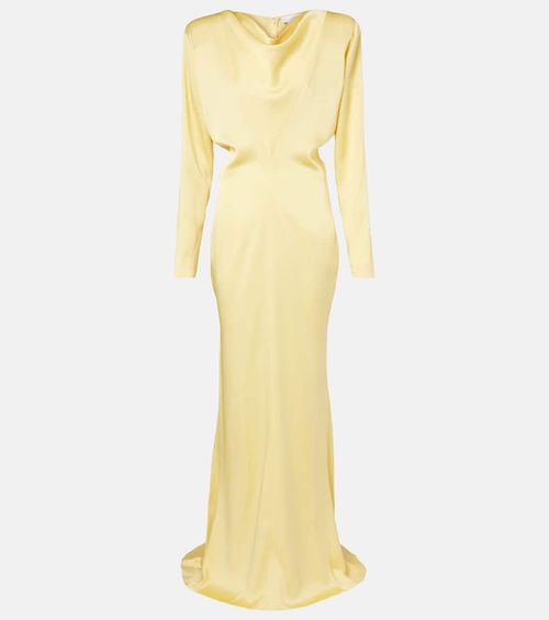 Satin gown