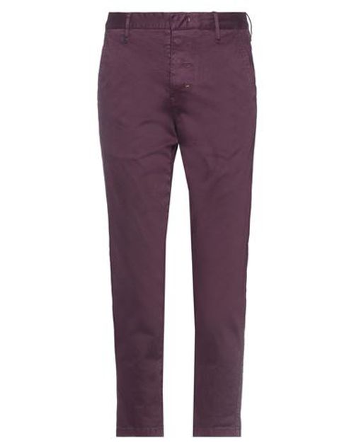 Man Pants Plum Size 32 Cotton, Elastane