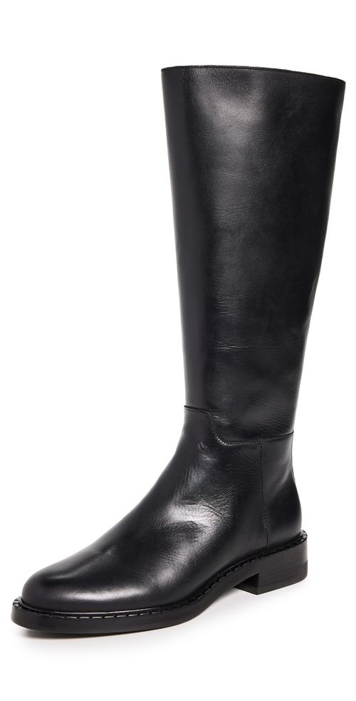 Nancy Knee Boots Black Leather