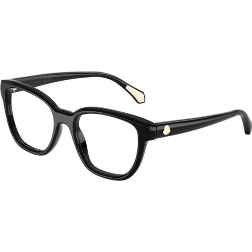 Moncler Mujer Moncler ME2028 3001 Monturas ópticas Acetato Negro Transparente Pillow Norma