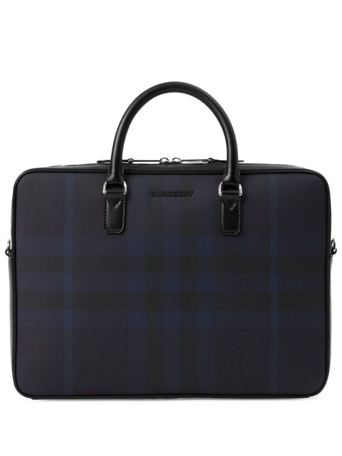 Ainsworth leather laptop bag - Black