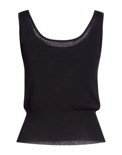 Woman Top Black Size S Silk, Viscose