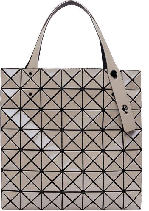 BAO BAO ISSEY MIYAKE Gray Prism Metallic Tote
