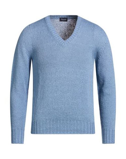 Man Sweater Azure Size 44 Cotton