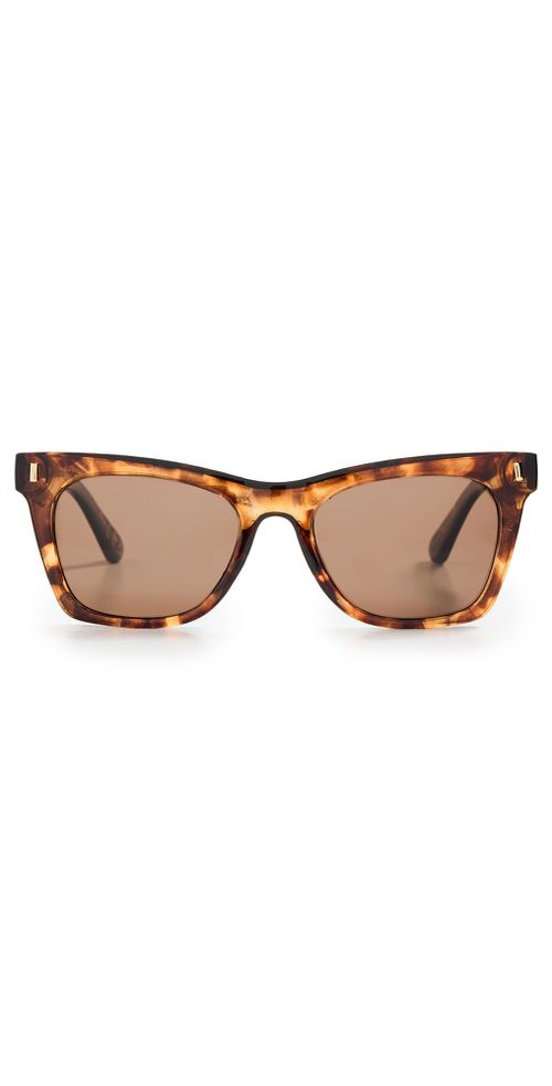 Bellatrix Sunglasses Dark Tort Brown Mono Polarized One Size