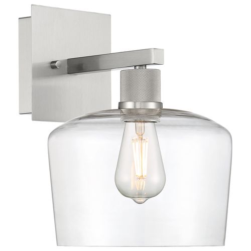 Brushed Steel LED Wall Sconce from the Port Nine Chardonnay Collection
