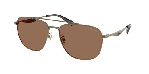 Coach HC7172 CW404 933373 Men's Sunglasses Gold Size 59