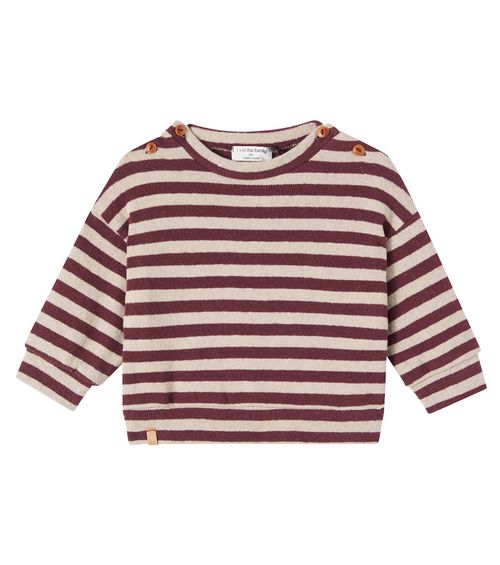 Baby Dirk striped cotton-blend sweater