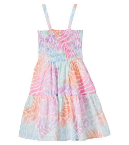 Printed cotton dress