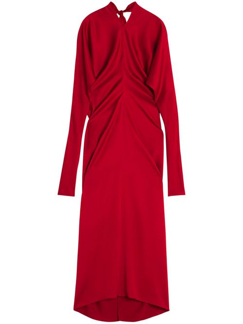 Gathered maxi dress