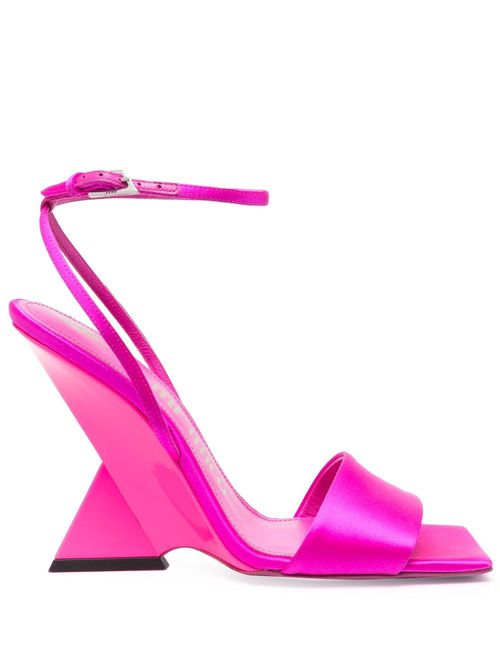 Open-toe block-heel sandals - Pink