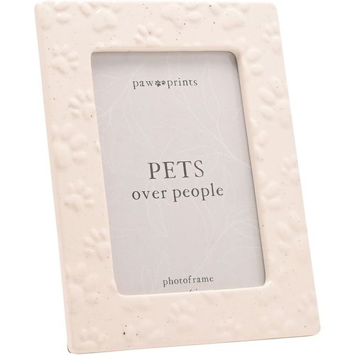 Paw Prints Ceramic Photo Frame