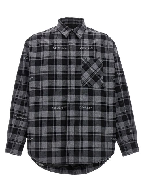 Check Flannel Padded Jacket