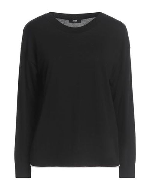 Alpha Studio The Fine Essentials Woman Sweater Black Size 4 Merino Wool