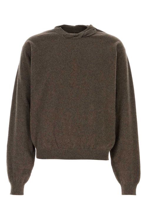 Brown Cashmere Blend Sweater