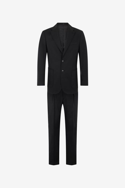 Black Cotton Suit