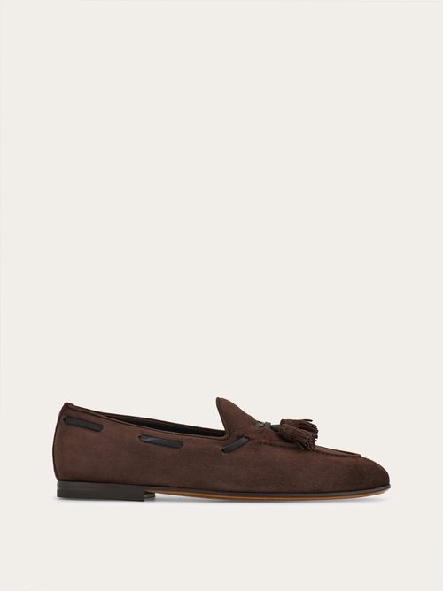 Men Tassel loafer Brown