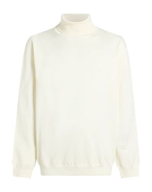 Man Turtleneck Ivory Size XL Viscose, Nylon