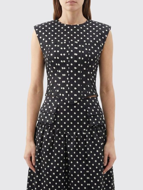 Top Woman color Black