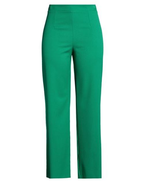 Woman Pants Green Size 10 Polyester, Elastane