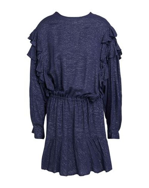 8pm Woman Mini dress Navy Size S Viscose, Metallic fiber, Polyamide