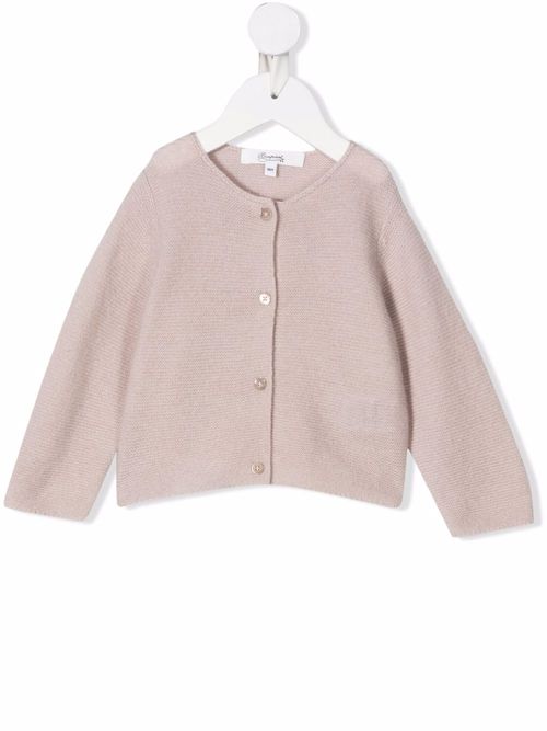 Cashmere-knit cardigan - Neutrals