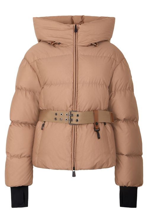Elegant Padded Jacket with Belt - Size 38 IT