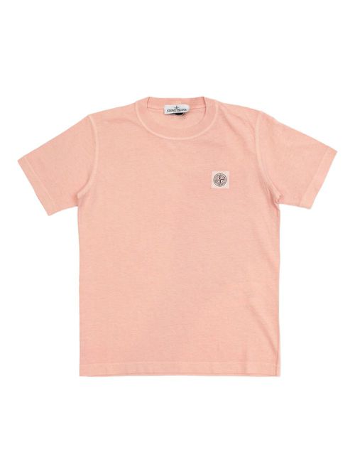 Logo-patch T-shirt - Pink