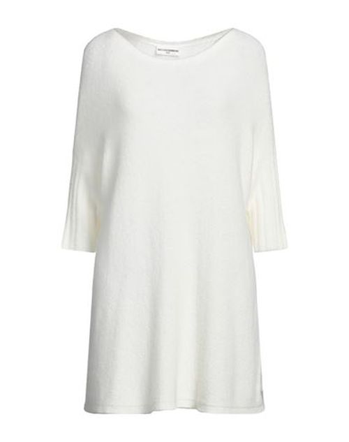 Sandro Ferrone Woman Sweater Off white Size M Acrylic, Polyamide, Wool, Elastane