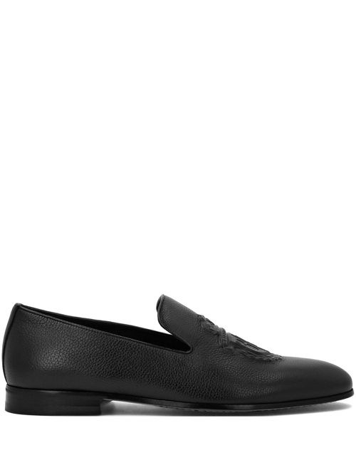 Leather loafers - Black