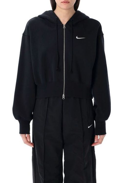 Nike Loose Cropped Full-Zip Hoodie