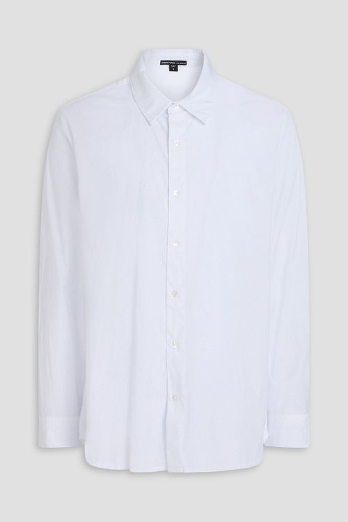 Stretch-cotton shirt - White - 2