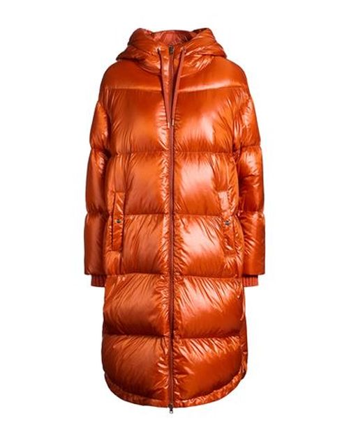 Woman Puffer Orange Size 4 Polyamide, Wool, Viscose, Metallic fiber, Elastane