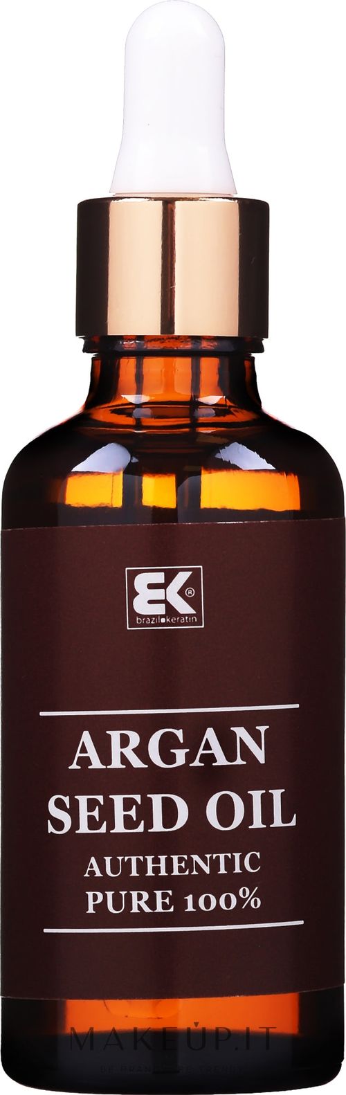 Olio di argan, con un contagocce Brazil Keratin Argan Seed Oil Authentic Pure