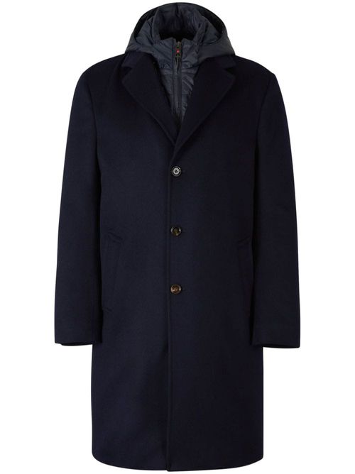 Jaya hooded coat - Blue