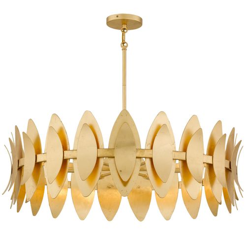 Gold Leaf Pendant from the Hayley Collection