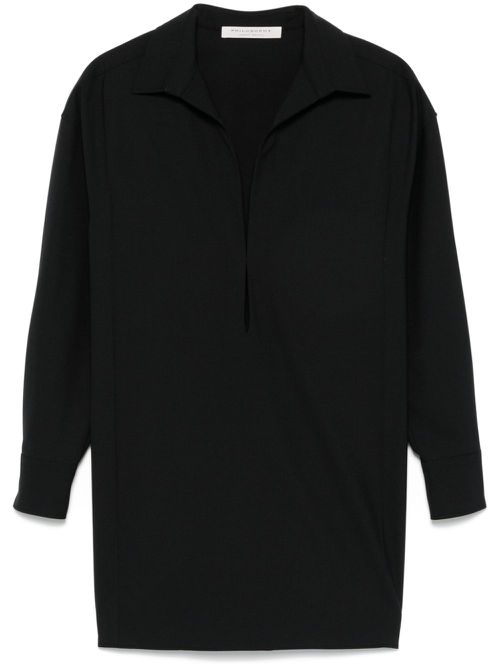 Shift mini dress - Black